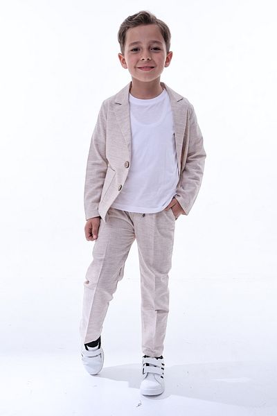 Tiril Tiril Boy's 3-Piece Linen (Organic) Suit