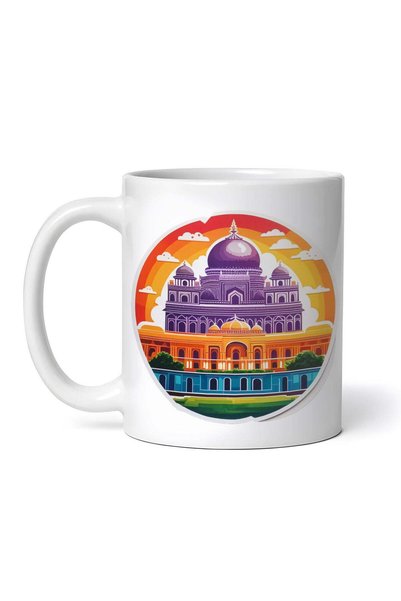 OEM Cană albă personalizată, Delhi City, Inovatix®. 330 ml