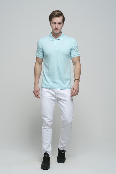 Oksit Ανδρικό μπλουζάκι Alcott Polo Neck Slim Fit