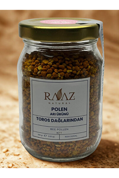 RAAZ Arı Poleni 100 gr ( Toros Dağlarından, Saf Katkısız Ve Şeker Ilavesiz )