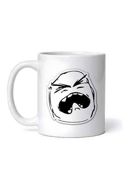 OEM Cană albă personalizată, Troll Meme, INOVATIX®. 330ml