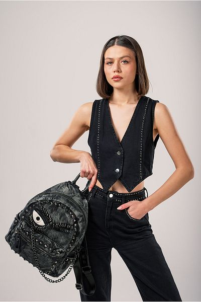 ÇÇS Ççs Women's Backpack Ccs17852 Black