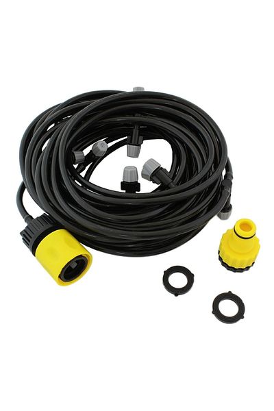 OEM Terrace cooling vapor curtain set with 11 sprinklers, XXL model, length 10m