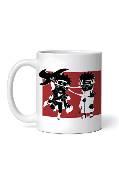 OEM Cană albă personalizată, pulover Naruto Shippuden Naruto vs Pain, INOVATI...