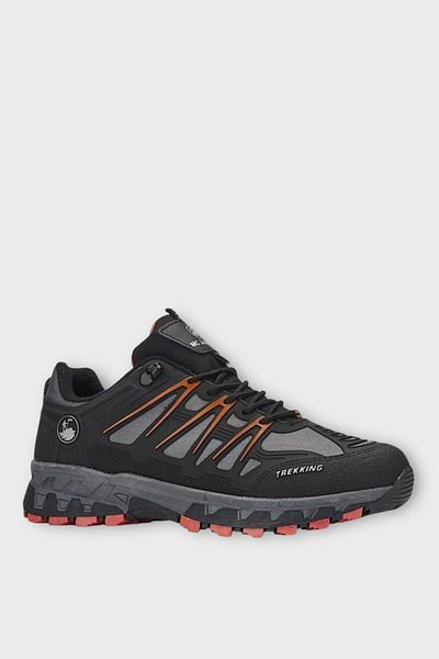 Liger Men's Trekking and Outdoor Shoes - Water and Cold Resistant, Smoke - Oranj