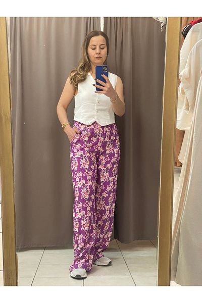 TUBA TOPTAŞ Woven Viskose Pant