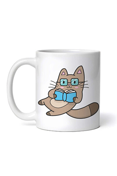 OEM Εξατομικευμένη λευκή κούπα, Striving Cat, INOVATIX®. 330ml