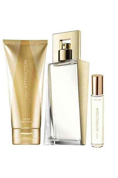 AVON Attraction Set For Her Eau De Parfum 50 ml Body Lotion 125 ml And Mini Eau De Parfum