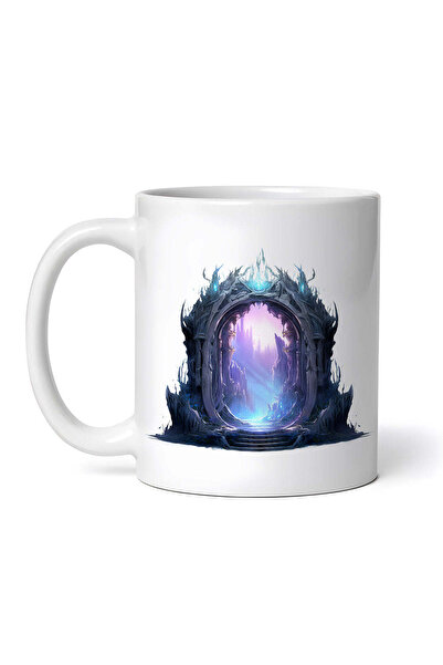 OEM Εξατομικευμένη λευκή κούπα, Πύλη της Εδέμ, INOVATIX®. 330ml