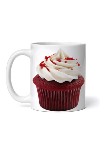 OEM Cană albă personalizată, Muffin cu frișcă, INOVATIX®. 330ml