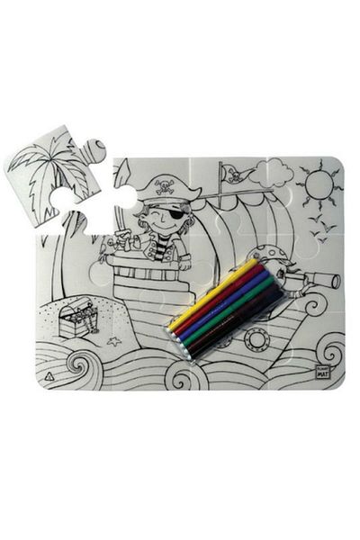 Akademi Yayınları Funny Mat Pirate Island 30 X 40 cm