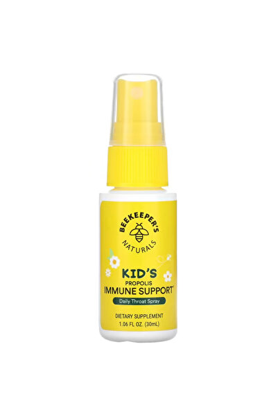 Beekeeper's Naturals , Kids, Propolis Immune Support, Daily Throat Spray, 1.06 fl oz (30 ml)