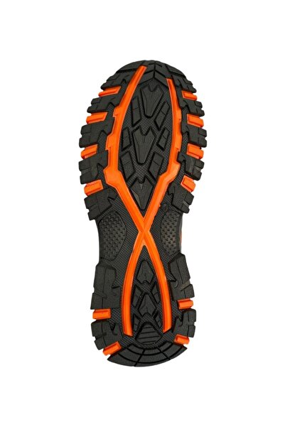 Liger Erkek İçi Yünlü Fermuarlı Su İtici Trekking Outdoor Bot FÜME - TURUNCU