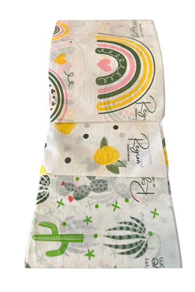 Regron Tek Kullanımlık Pratik Masa Aktivite Kullan At Piknik Kamp Örtüsü 3'lü Rulo Parti Örtüsü