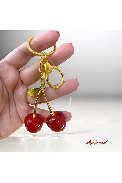 DKY Cherry Model Keychain and Bag Charm
