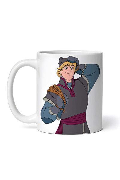 OEM Cană albă personalizată, Kristoff Frozen, INOVATIX®. 330 ml