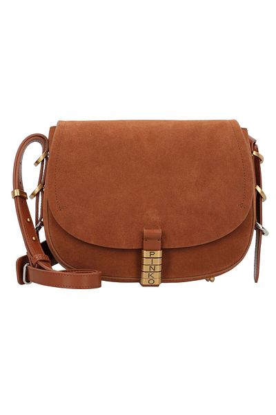 PİNKO Saddle Umhängetasche Leder 25 Cm