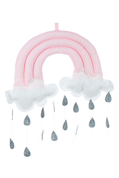 zola Decoratiune care atarna pentru camera copiilor, forma de curcubeu, roz