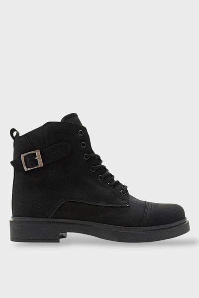 Liger Men's Black Boots - Zippered, Lace-Up and Buckle