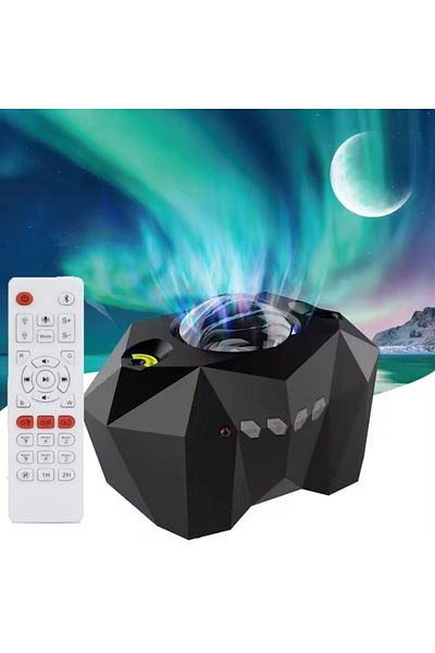 zola Lampa veghe proiector aurora boreala, Bluetooth, 16 moduri, difuzor, timer, telecomanda