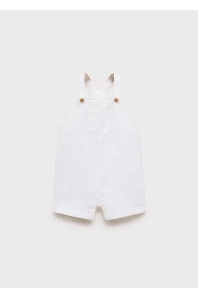MANGO Baby Woven Cotton Salopet