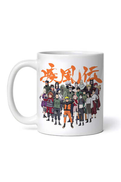 OEM Cană albă personalizată, personaje din posterul Naruto Shippuden, INOVATI...