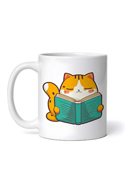 OEM Εξατομικευμένη λευκή κούπα, Conscientious Kitty, INOVATIX®. 330ml