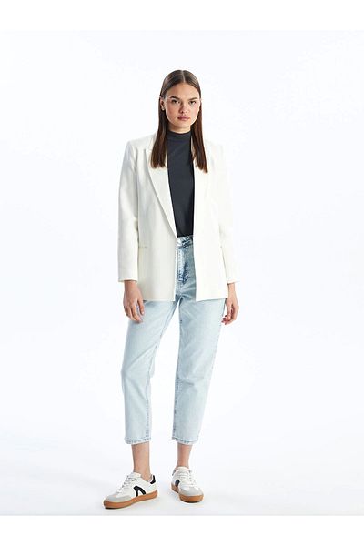 LC Waikiki Lcw Modest Indigo Mom Fit Women's Jean Pants