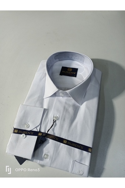RUBENS GÖMLEK Класична сорочка з кишенями та довгими рукавами