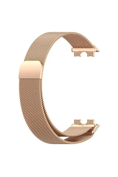 Dmay Huawei Band 10 Uyumlu Hasır Milano Metal Mıknatıslı Kordon