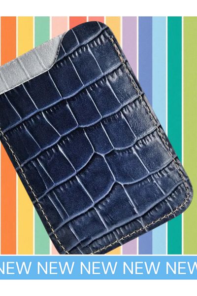 ORGANICYOU Minimalist Leather Card Holder, Slim Credit Card Wallet