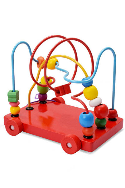 TechnoStation Ahşap Zeka Geliştirici Engel Oyun Seti Tekerlekli Sağlığa Zarar...