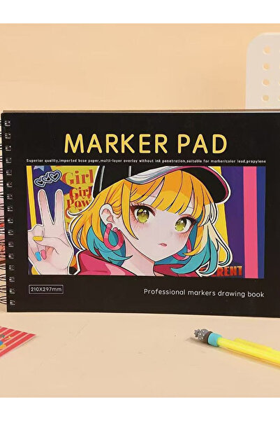 MAVIGOK A4 50 sayfalık 120G marker kalem defteri