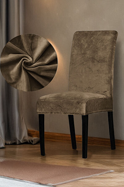 zilale İpek Görünümlü Kadife Sandelye Kılıf 1 adet