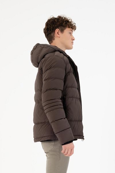 GMG FIRENZE Hooded Slim Fit Men's Coat