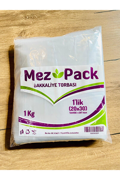 MEZ-PACK Bakkaliye Naylon Torba 1'lik 1 Kg