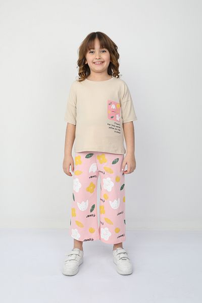 e-çocuk Girl's Top and Bottom Set 2543