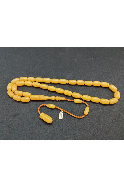 İskeçe Exclusive Mehmet Mercan Master Artifact Habbeden Making Moire Squeeze Amber Certified 7907