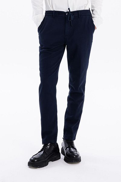 GMG FIRENZE Gmg Fırenze Regular Waist Regular Leg Navy Blue Men's Trousers Gu24Mfw01014