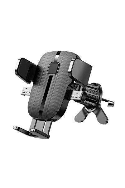 Flippy Car Phone Holder - Vent Mount, Adjustable Rod, 90° Rotation, Black, 11...