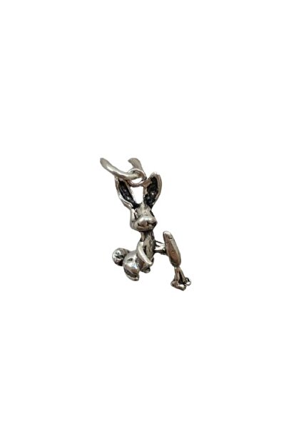 Jolie Silver Pendant 925 - Bunny with Carrot, 1.5 g, 20x10 mm