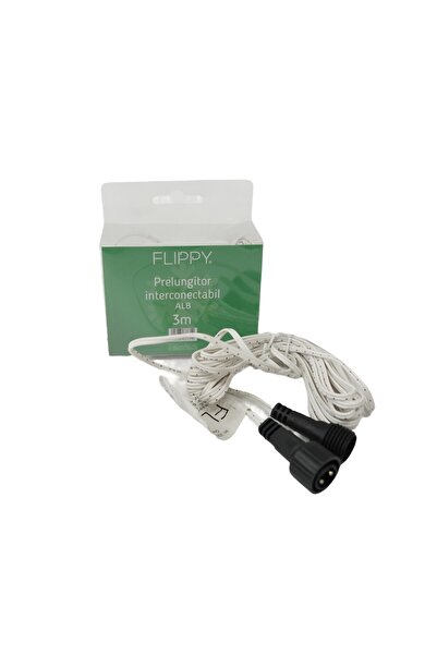 OEM Καλώδιο επέκτασης φωτισμού 3 μ., 230V, λευκό καλώδιο