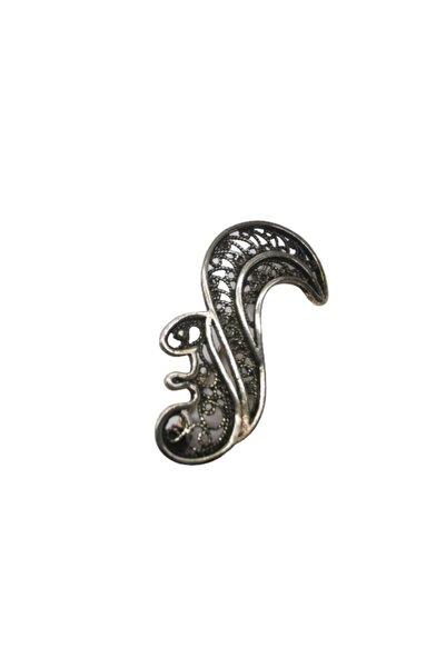 Jolie Silver Brooch Silver 925 Squirrel Filigree