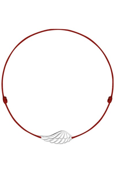 Flippy Adjustable Cord Bracelet, 925 Silver, Wing, Jolie Silver, 0.7 g, 2 cm ...