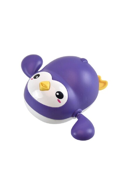 Flippy Jucarie Interactiva Flippu pentru Copii pentru Baie, model Pinguin Mov