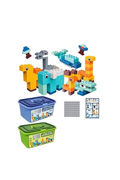 Flippy Construction pieces set for kids, Flippy, Animal series, 134 pieces, Multicolor