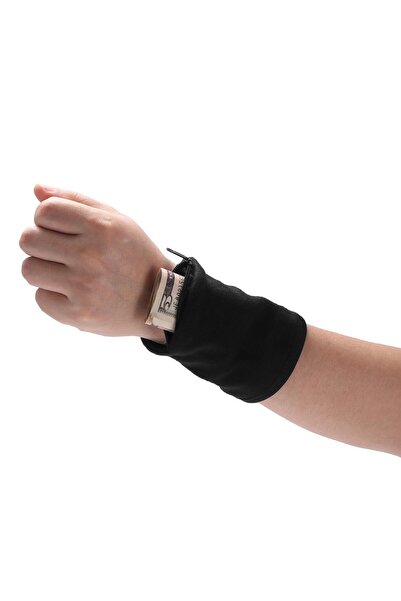 Flippy Brățară pentru mână, tip rabatabilă, suport pentru carduri și chei, mu...