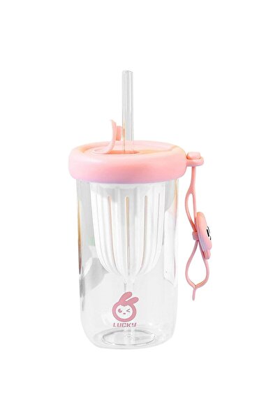 Flippy Silicone cup with lid and straw for children, Flippy, anti-fall, fruit/tea/ice compartment, high tem