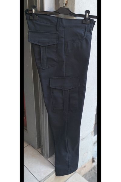 BeyzDenim Dark Gray Cargo Flexible Tactical Large Size Ripsstop Pants