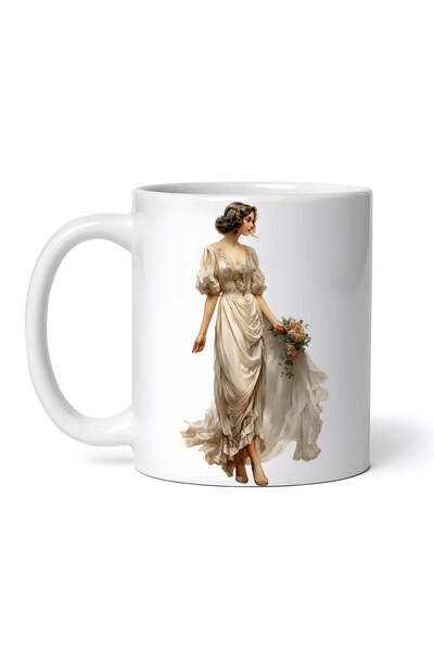 OEM Cană albă personalizată, Mireasa Perlei Apelor, Inovatix®. 330 ml